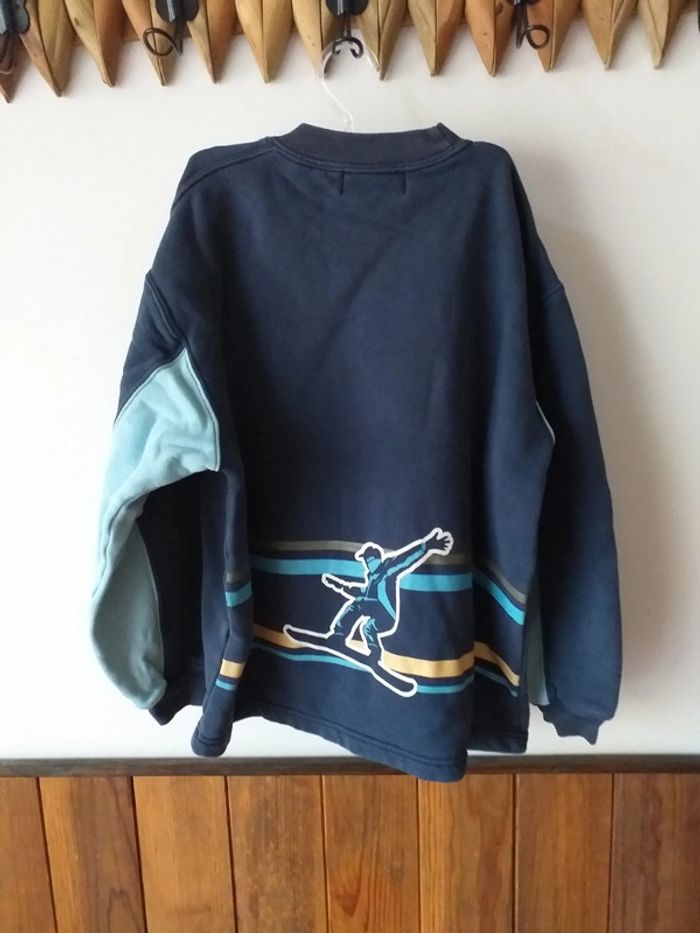 Sweat bleu complice taille 8 ans - photo numéro 2