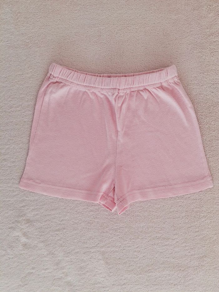 Short en coton rose clair 3 ans Tex