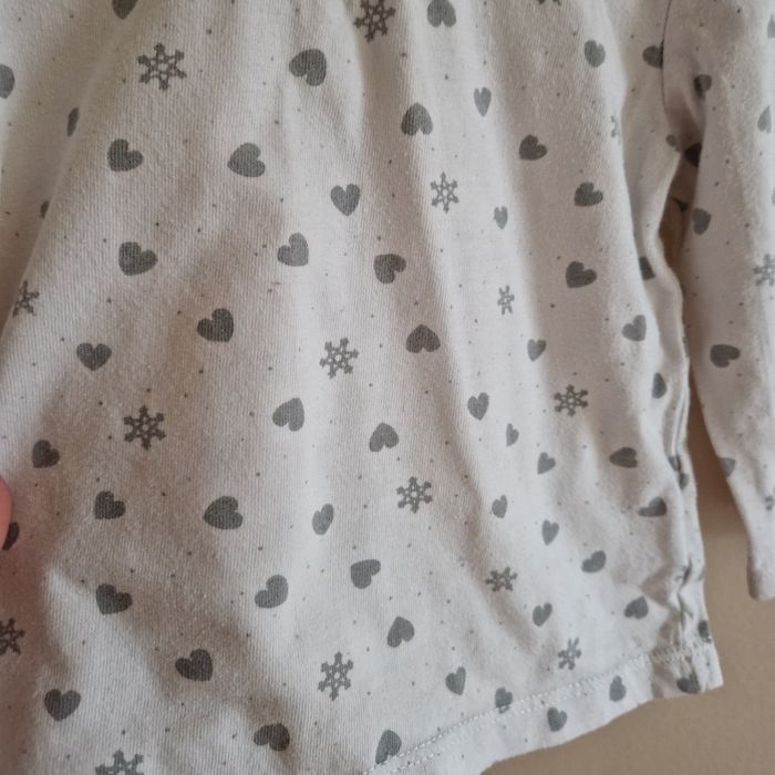 80 cm sous pull blanc a coeur gris - photo numéro 2