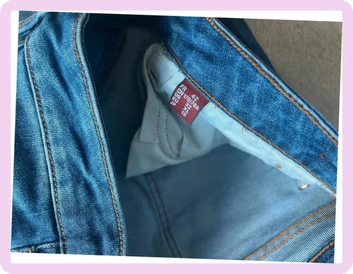 Jean bleu Comptoir des Cotonniers – Taille 42 / XL, bandes latérales foncées - photo numéro 3