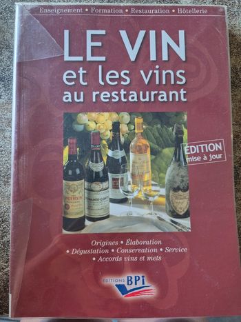 Livre œnologie