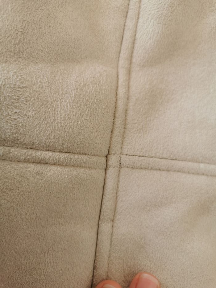 Manteau beige fourrure chaud S/M - photo numéro 6