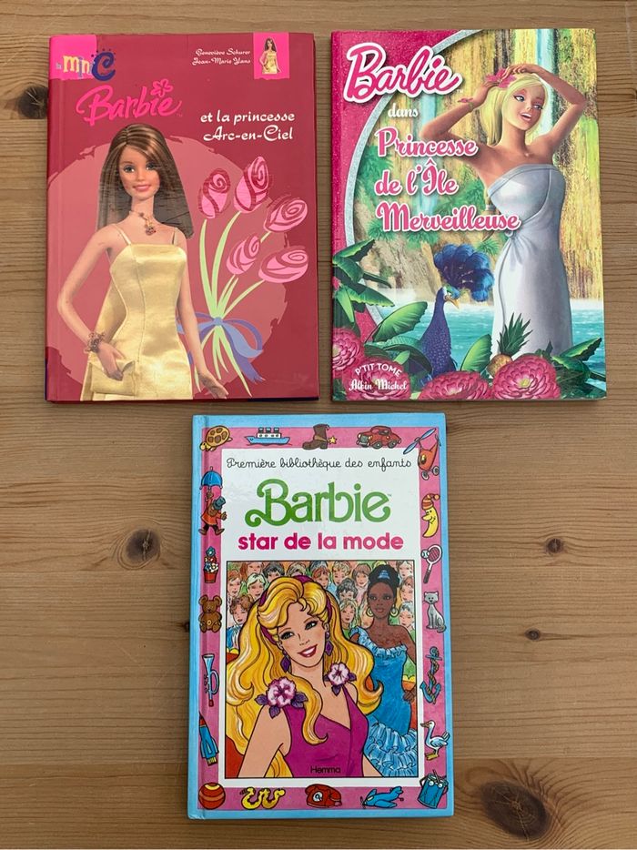 Lot de 3 livres Barbie