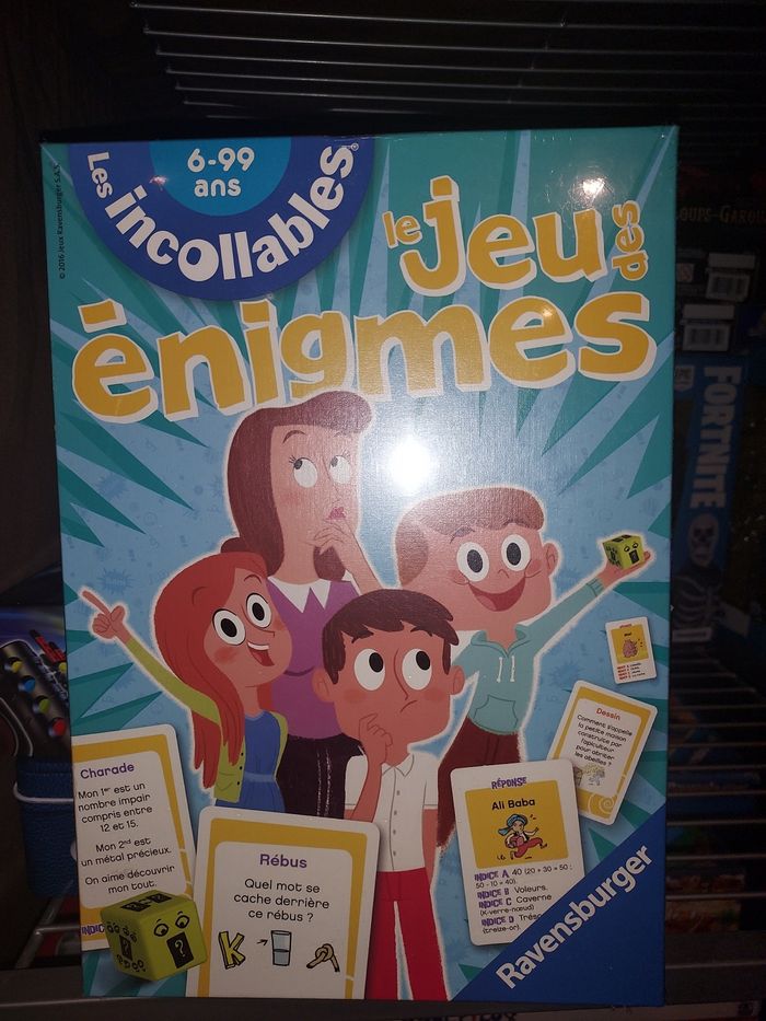 Les incollables jeu d'énigmes