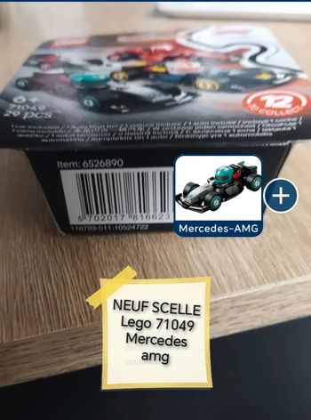 Lego 71049 Mercedes amg colf1rc-2 neuf