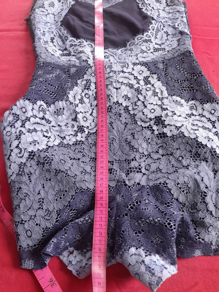 Combi short dentelle dos nu sandro taille 1 - photo numéro 12