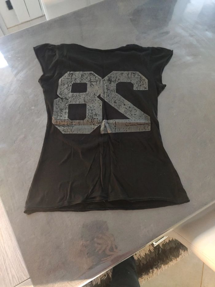 Tee shirt femme Disney Mickey et Minnie noir taille S tbe - photo numéro 4