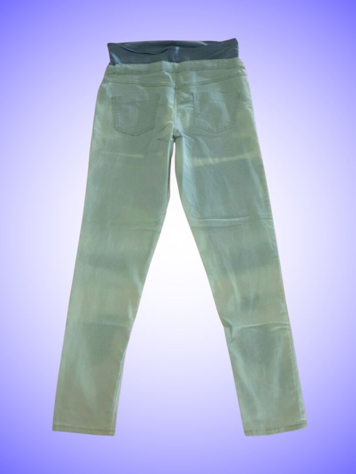 Pantalon Maternité Bleu Clair Taille 44 XXL Kiabi - photo numéro 2