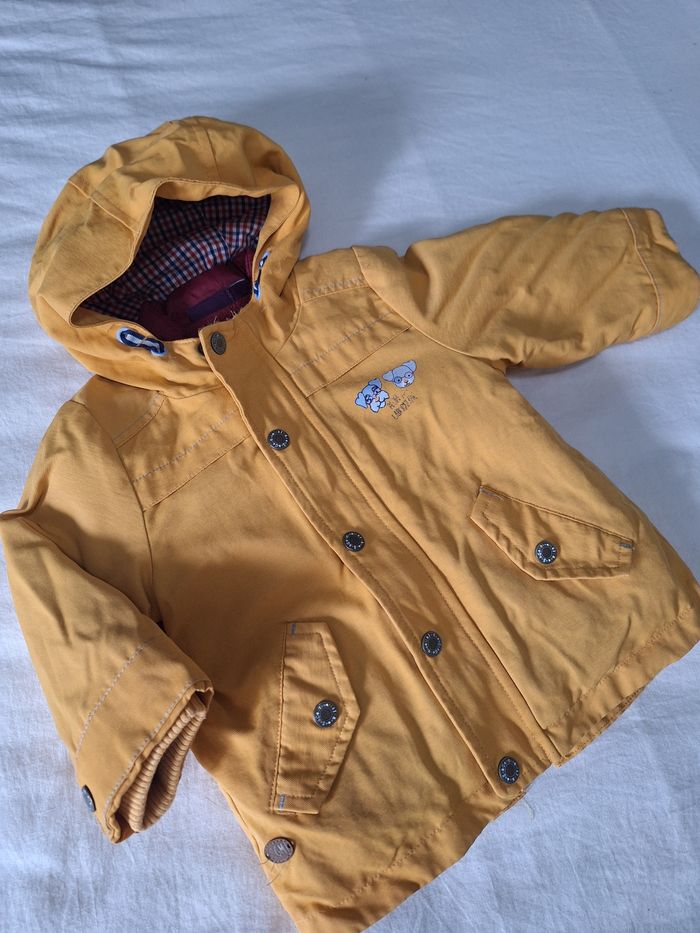 Manteau 2 en 1 jaune, Sergent Major, 9 mois - photo numéro 2