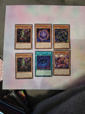 Lot 6 cartes tindangle