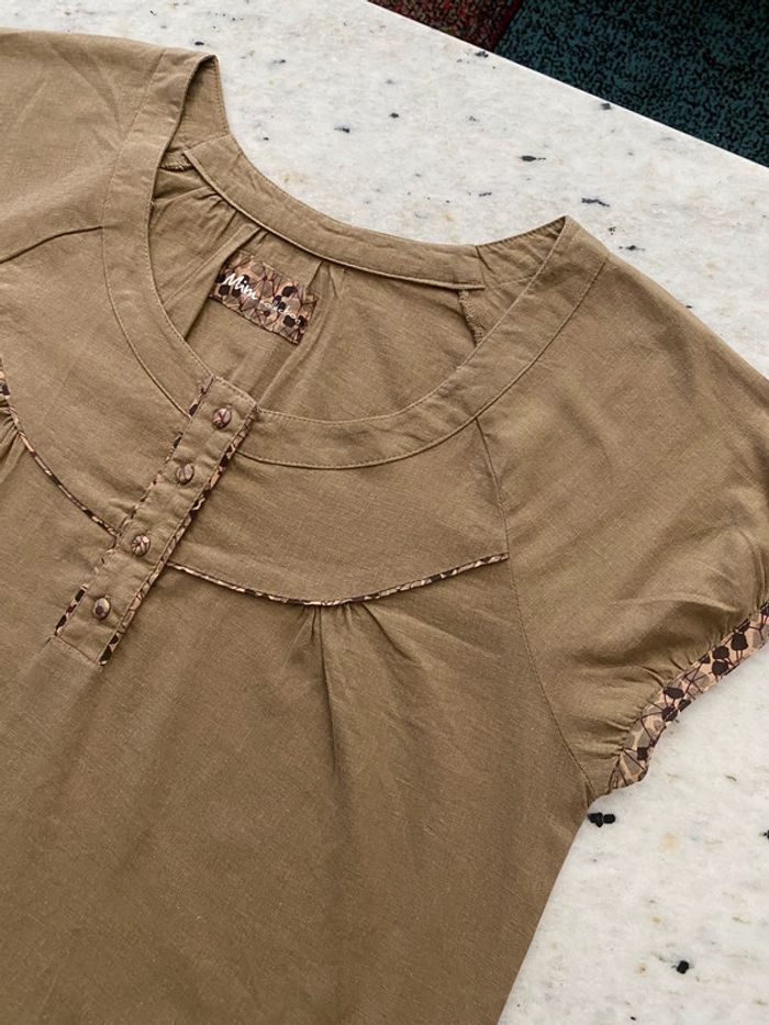 Blouse beige Mim T2 - photo numéro 8