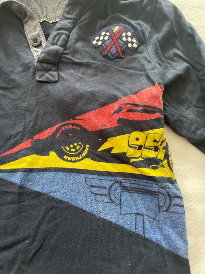 Polo manches longues cars 4 ans - photo numéro 2