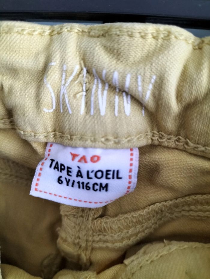 Pantalon skinny jaune - photo numéro 2