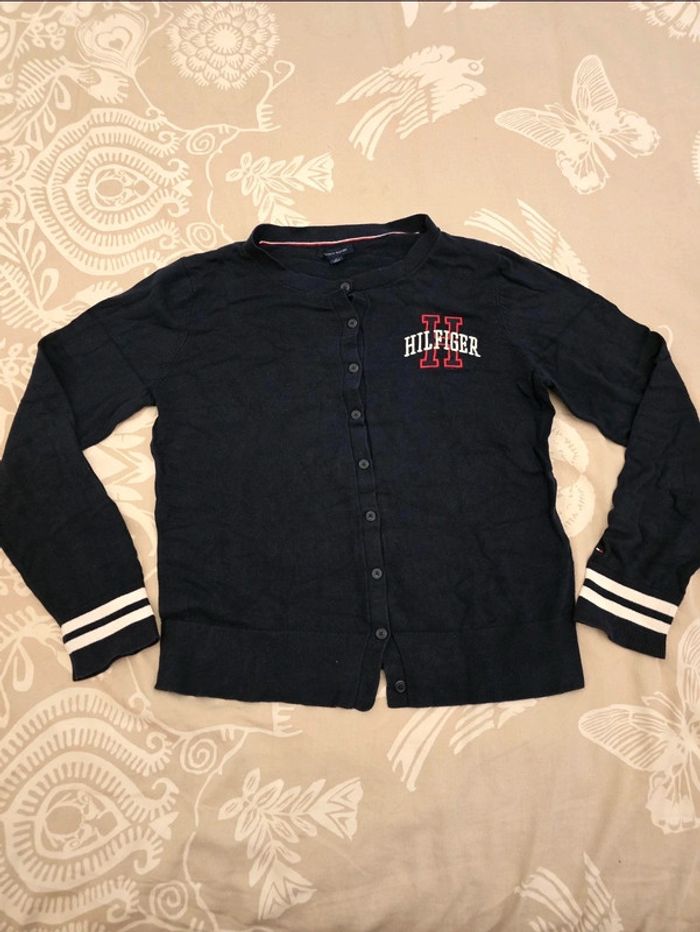 🌟 Gilet noir a bouton Tommy hilfiger homme - Taille  M 🌟 - photo numéro 2