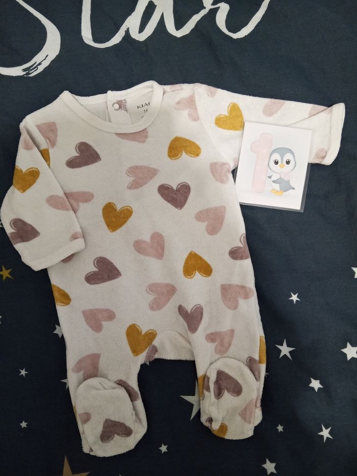 Pyjama "coeur" _ 1 mois