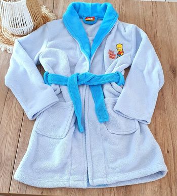 Robe de Chambre Peignoir Bleu 10ans The Simpsons