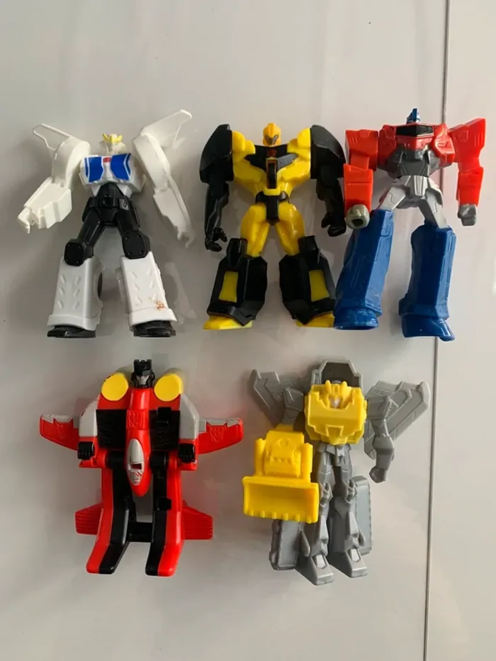 Lot de 5 Figurines Transformers – Robots à collectionner - photo numéro 3