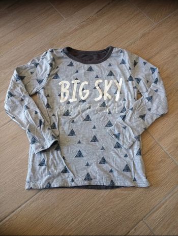 T-shirt réversible hiver 8 ans