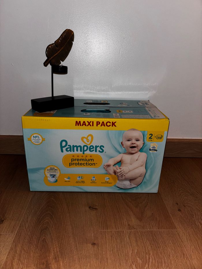 Maxi - Pack De 108 Couches Pampers Protection Premium Neuf Dans L’emballage.
