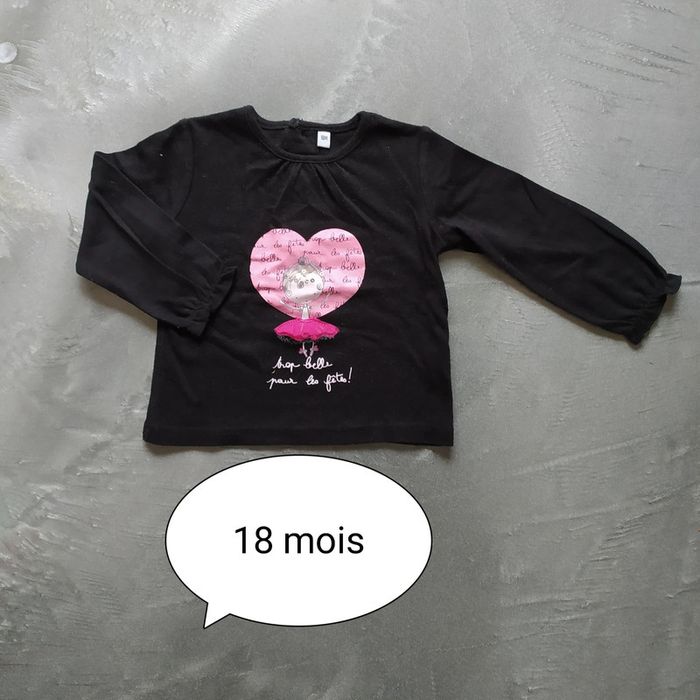 T-shirt fille 18 mois