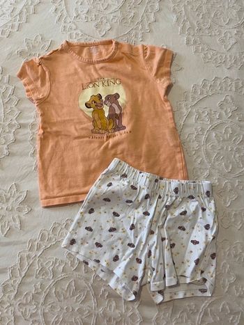 Pyjama deux pièce roi lion 18 mois kiabi