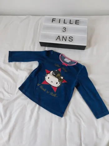 Haut de pyjama fille 3 ans