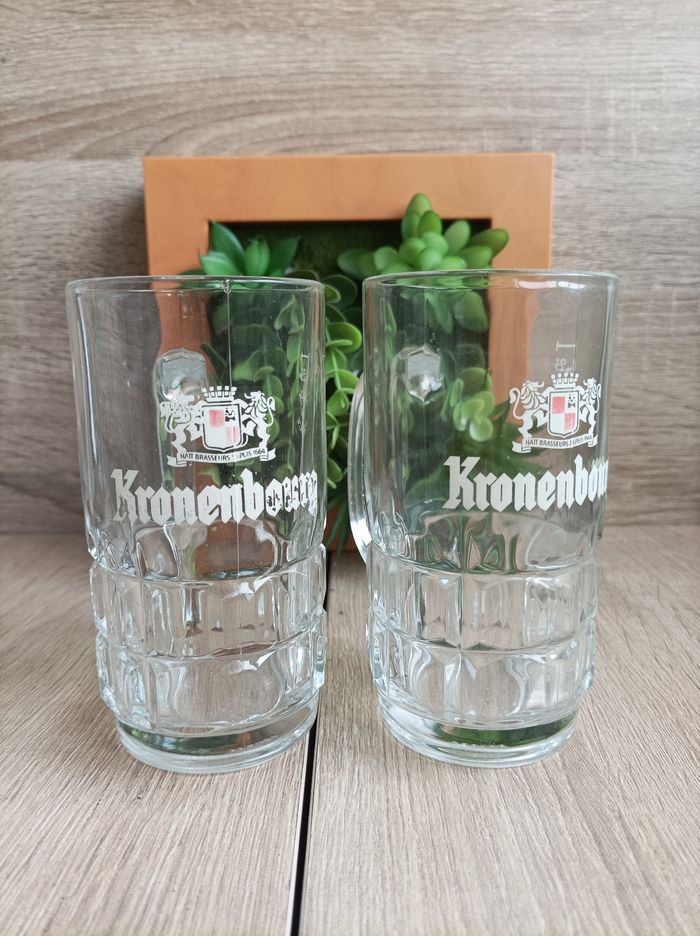 Lot 2 verres Kronenbourg