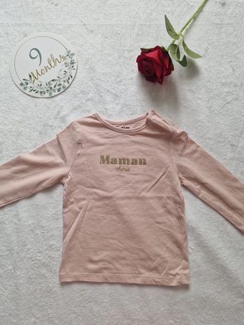Tee shirt manches longues Maman Chérie
