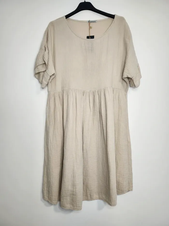Robe fluide beige sweetisima Neuf - photo numéro 5
