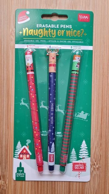 Legami Noel 2024 Père Noel Rouge + Lutin + Renne 1 Set Neuf Scellé 