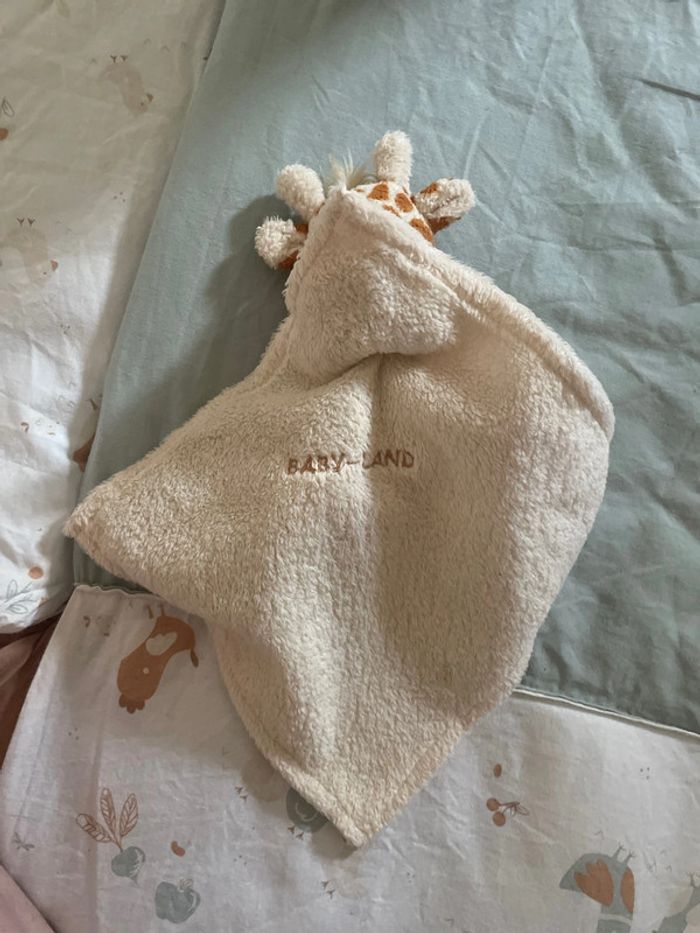 Doudou mouchoir girafe - photo numéro 3