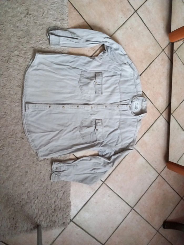 📦chemise jeans gris clair TL 40 Scott & Dixon - photo numéro 2