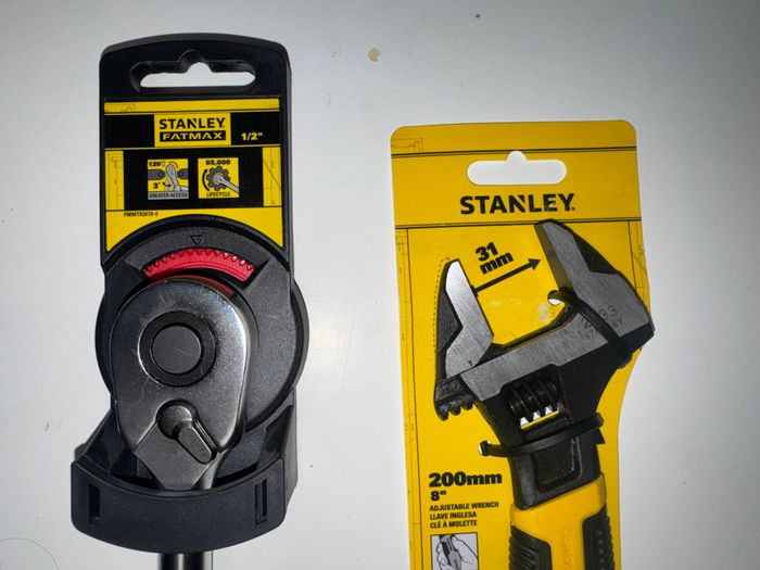 Kit _Cliquet 120 dents 1/2" + cle a molette 200mm > FatMax - Stanley - photo numéro 3