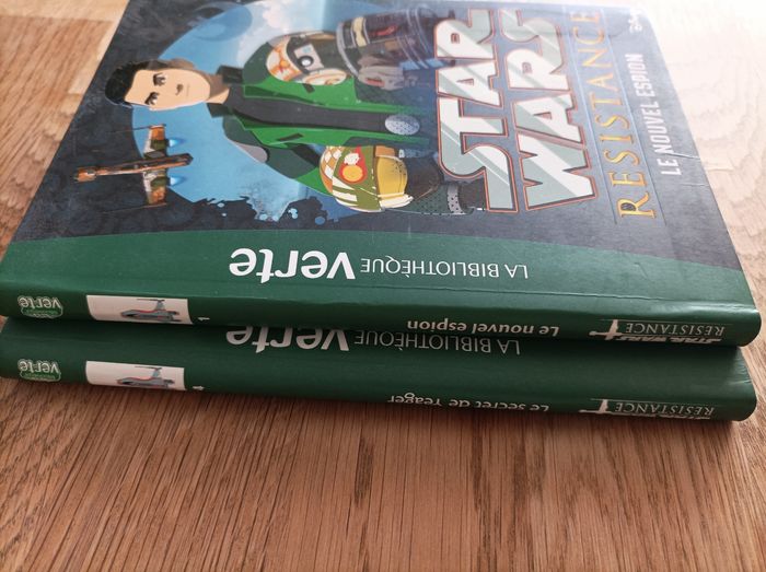 Lot 2 livres Star Wars La bibliothèque verte - photo numéro 3