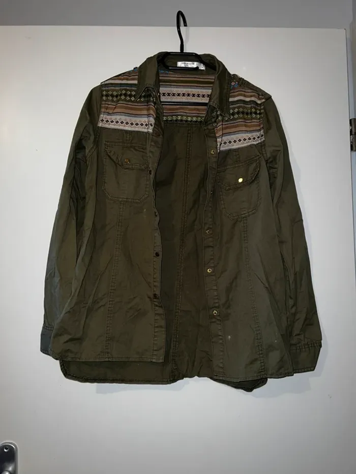 Chemise kaki