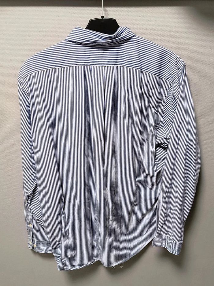 Chemise Ralph Lauren rayée bleu marine & blanc – Classic Fit – Vintage Y2K - photo numéro 8