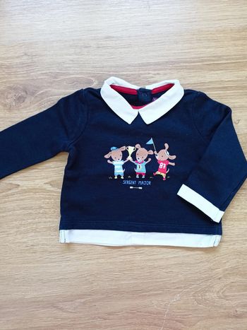 Sweat Sergent Major 6 mois - Neuf