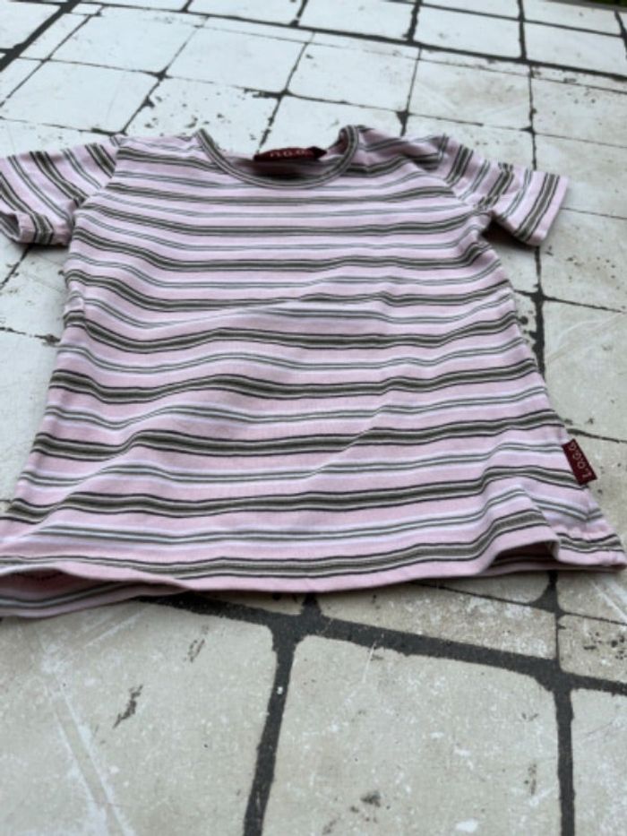 TEE shirt fille à rayure