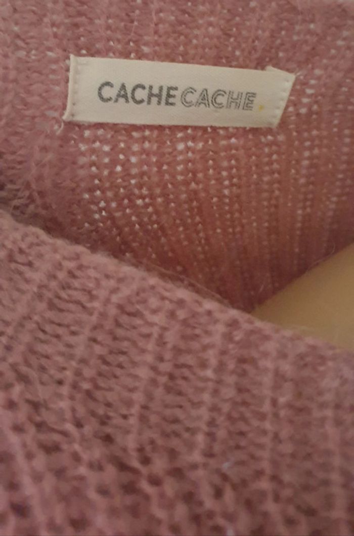 💜 Pull en laine taille XS 34 Cache Cache #emyfleury_34femme - photo numéro 3