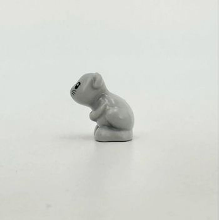Lego Animaux Friends : Souris / Hamster gris au nez rose et moustache prénommée Molly - NEUF - photo numéro 5