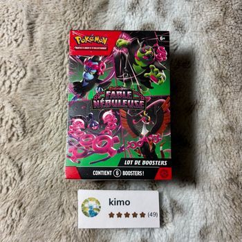 Bundle Pokémon Lot de boosters Écarlate et Violet Fable Nébuleuse (6 boosters)