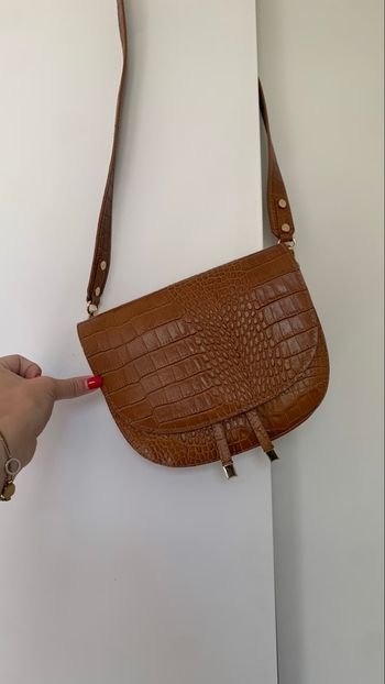 Sac en croute de cuir croco