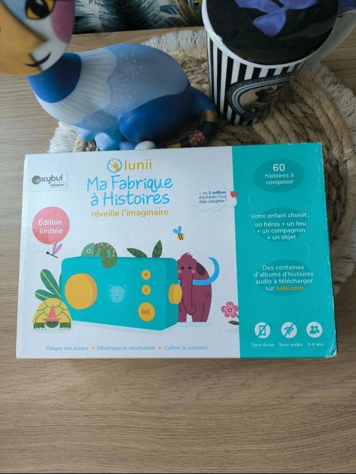 Fabrique à histoires
Boite à histoires 
Lunii V2 
Rare , Edition limitée Animatopia 
Neuve - photo numéro 2