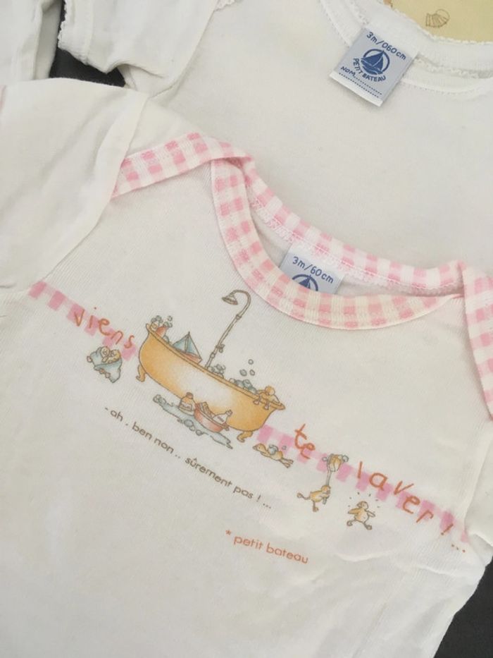 Lot body vêtement bébé fille 3 mois - photo numéro 6