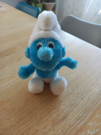 Peluche Peyo Schtroumpf vintage- Très bon état