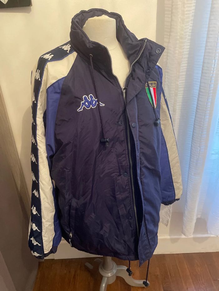 Veste vintage Kappa Italia – coupe-vent équipe d’Italie – taille L/XL - photo numéro 3
