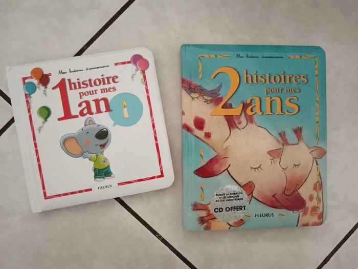 Lot de 2 livres pour anniversaire