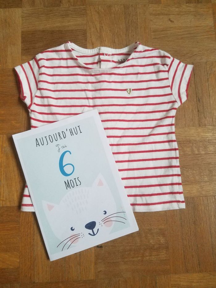 Tee shirt 6 mois Kiabi