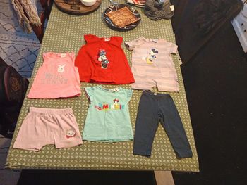 Lot vêtements fille Disney taille 12m