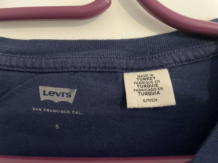 Tee-shirt bleu marine - photo numéro 2